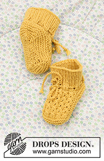 Free patterns - Baby calze & scarponcini / DROPS Baby 33-27