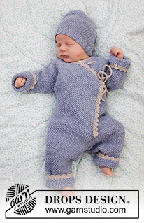 Free patterns - Sparkdräkter & Overaller till baby / DROPS Baby 33-30