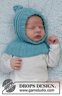 Baby Legolas / DROPS Baby 33-9 - Knitted balaclava for babies in DROPS Baby Merino. Sizes Premature – 2 years.