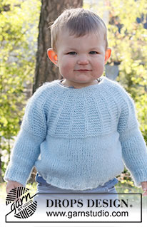 Free patterns - Gensere til baby / DROPS Baby 38-5