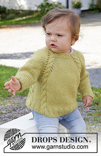 Free patterns - Gensere til baby / DROPS Baby 38-9