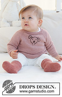Free patterns - Gensere til baby / DROPS Baby 42-1