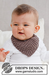 Free patterns - Sálak és nyakmelegítők kisbabáknak / DROPS Baby 42-15