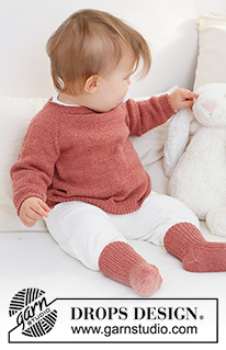 Free patterns - Gensere til baby / DROPS Baby 42-3