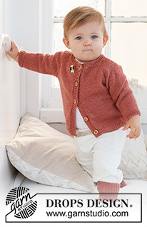 Free patterns - Swetry rozpinane dla niemowląt i małych dzieci / DROPS Baby 42-4