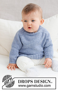 Free patterns - Gensere til baby / DROPS Baby 43-4