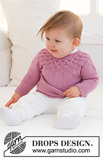 Free patterns - Gensere til baby / DROPS Baby 43-7