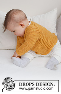 Free patterns - Gensere til baby / DROPS Baby 43-9