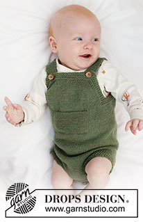 Free patterns - Bodyk és overálok kisbabáknak / DROPS Baby 45-10