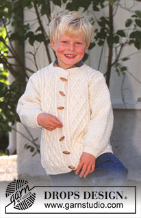 Free patterns - Rozpinane swetry i bolerka dziecięce / DROPS Baby 6-1