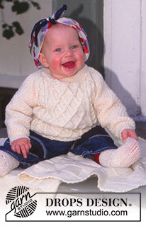Free patterns - Aran Knitting / DROPS Baby 6-2