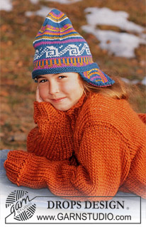 Free patterns - Bonnet avec Cache-Oreilles Enfant / DROPS Children 12-18