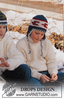 Free patterns - Children Hats / DROPS Children 12-22