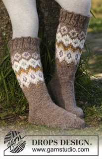 Free patterns - Ponožky a botičky pro miminka / DROPS Children 23-17