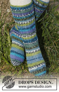 Free patterns - Children Socks & Slippers / DROPS Children 23-30