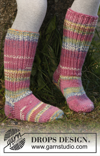 Free patterns - Ponožky a botičky pro miminka / DROPS Children 23-31