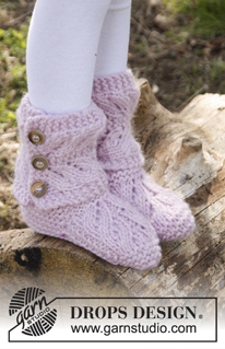 Free patterns - Children Socks & Slippers / DROPS Children 27-28
