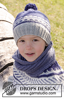 Free patterns - Halstørklæder & Halsvarmere til børn / DROPS Children 27-33