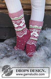 Free patterns - Socken & Hausschuhe für Kinder / DROPS Children 30-12