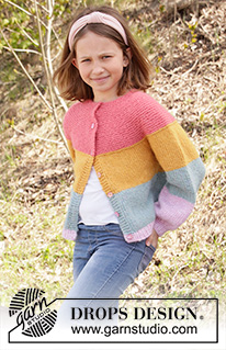 Free patterns - Basic jakker & cardigans til barn / DROPS Children 34-24
