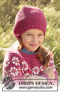 Free patterns - Bonnets Enfant / DROPS Children 34-6