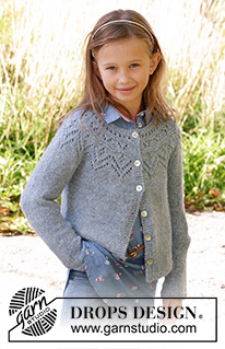 Free patterns - Rozpinane swetry i bolerka dziecięce / DROPS Children 34-9