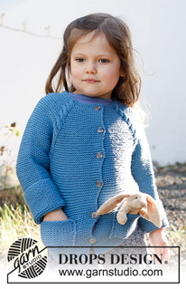 Free patterns - Rozpinane swetry i bolerka dziecięce / DROPS Children 37-15