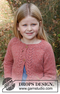 Free patterns - Rozpinane swetry i bolerka dziecięce / DROPS Children 40-21