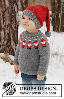 Free patterns - Christmas Hats for Children / DROPS Children 41-1