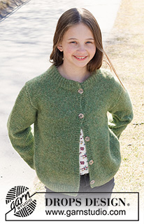 Free patterns - Rozpinane swetry i bolerka dziecięce / DROPS Children 41-11