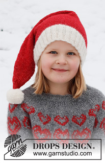 Free patterns - Bonnets de Noël / DROPS Children 41-19