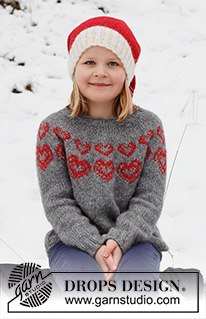 Free patterns - Karácsonyi pulóverek / DROPS Children 41-3