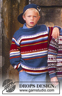 Free patterns - Nordische Pullover für Kinder / DROPS Children 7-3