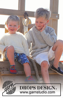 Free patterns - Dziecięce swetry przez głowę / DROPS Children 8-5