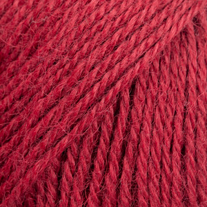 DROPS Alpaca uni colour 3900, tmavá červená