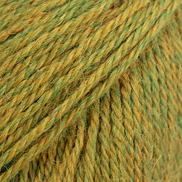DROPS Alpaca mix 7233, gulgrønn
