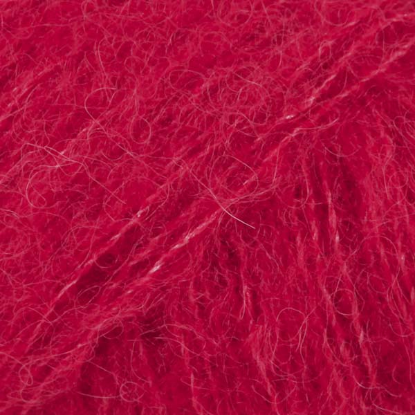 DROPS Brushed Alpaca Silk uni colour 07, rojo